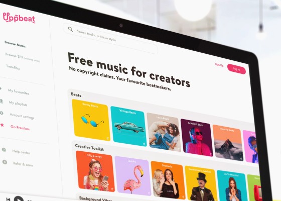 Uppbeat launches a freemium music platform aimed at YouTubers