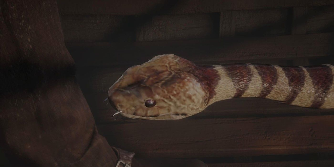 Viaje de pesca de Red Dead Redemption 2 estrellado por presagio de serpiente