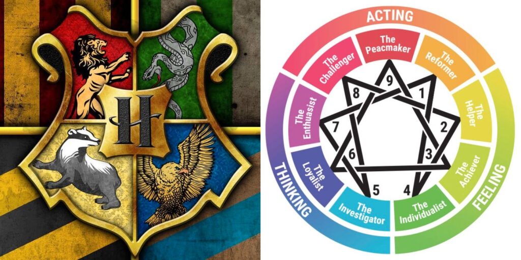 ¿En qué casa de Hogwarts estás, según tu tipo de eneagrama?