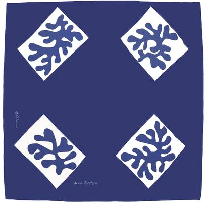 Pañuelo con estampado de la obra de Matisse 'Écharpe nº 1' (1947).

