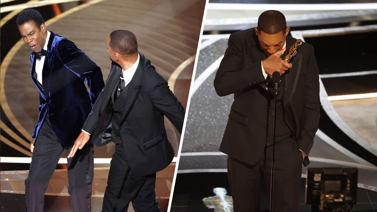 Will Smith le da una bofetada a Chris Rock en los Oscar y se disculpa entre lágrimas