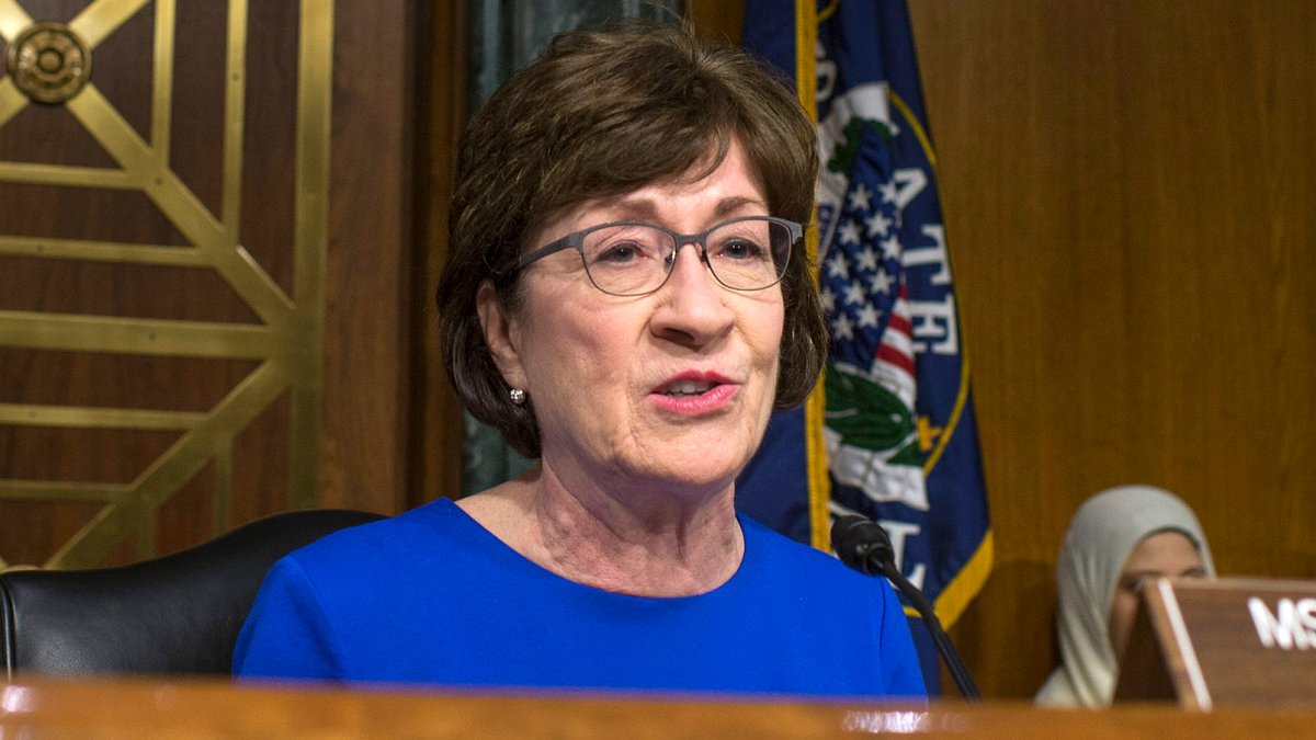 Senadora de Maine Susan Collins dice que votará a Jackson para la Corte Suprema