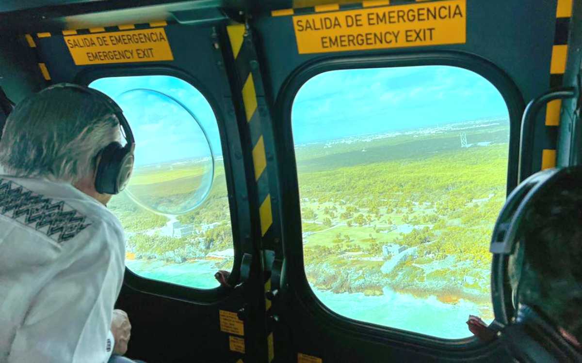 AMLO: Tren Maya sólo impactará 100 hectáreas, pero ya se reforestan 200 mil hectáreas