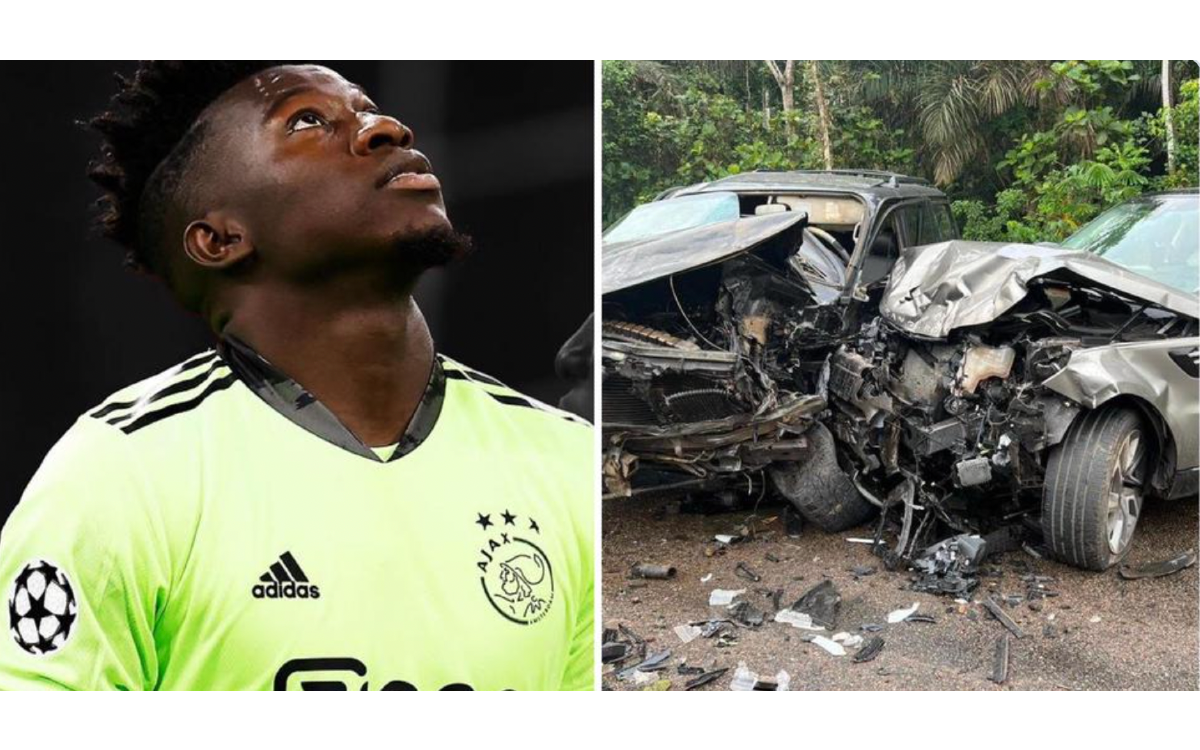 André Onana sale ileso de grave accidente de tráfico en Camerún | Video