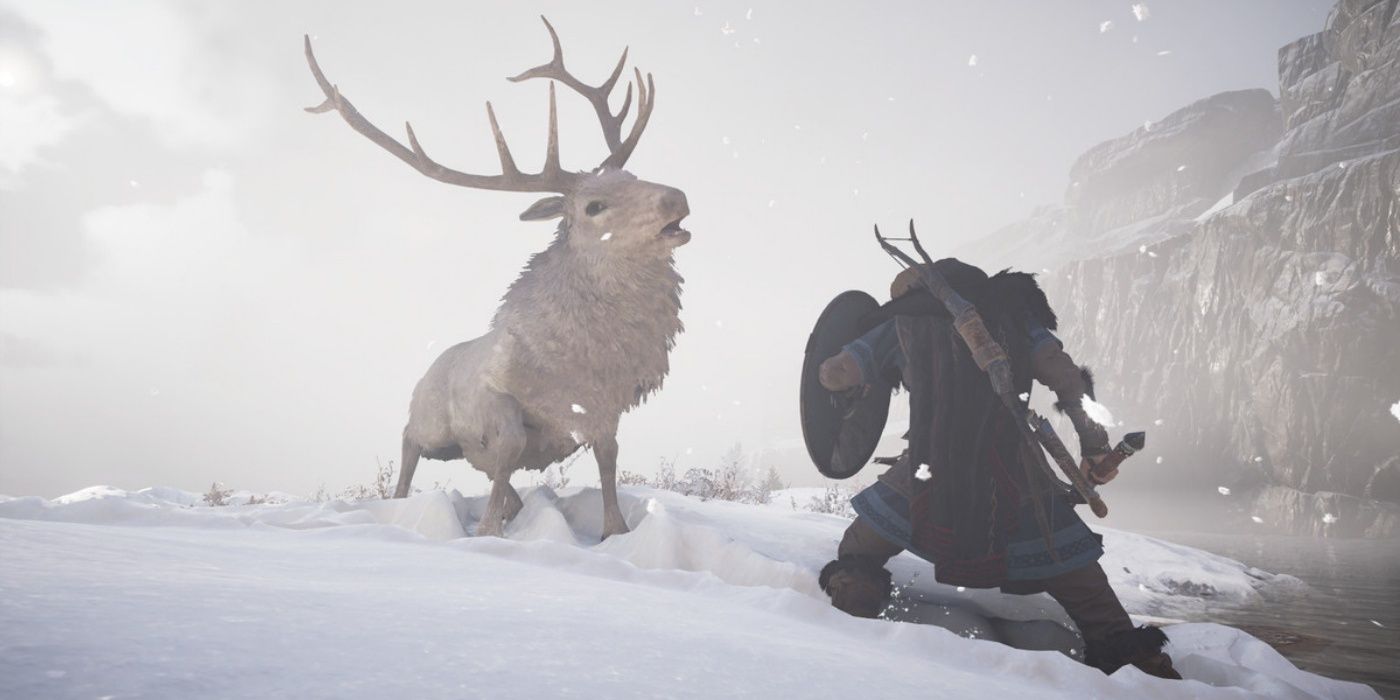 Assassin's Creed Valhalla's Elk arroja al jugador a través del mapa