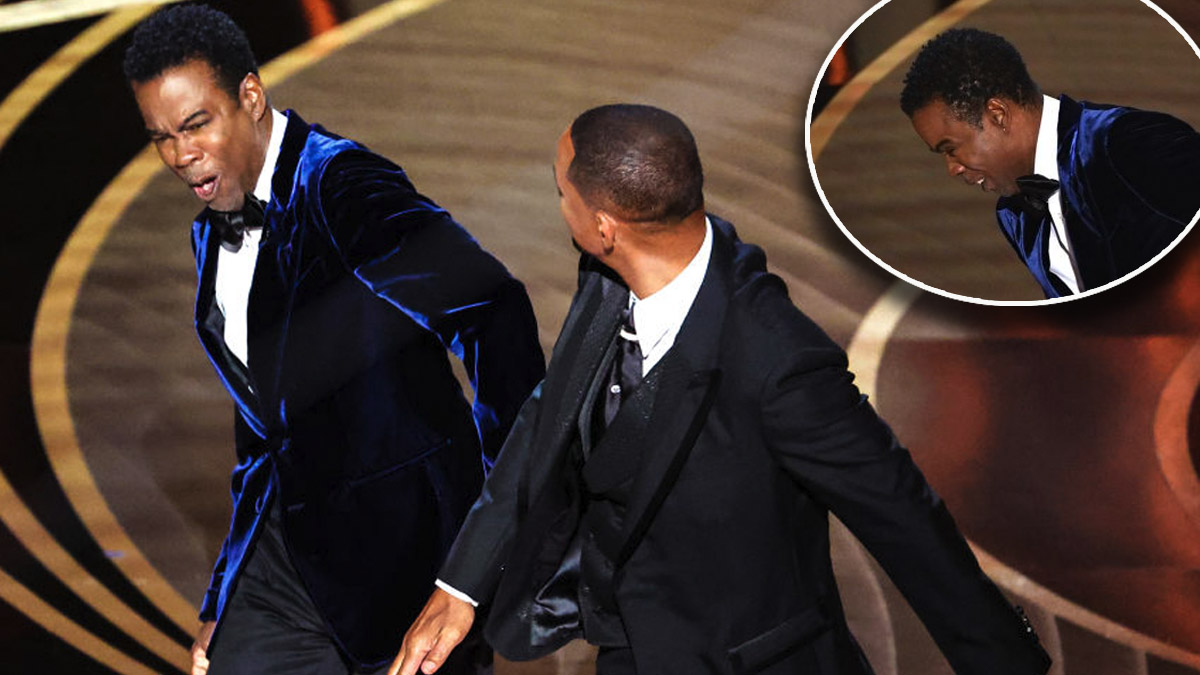 Chris Rock en Boston esta semana después de la bofetada de los Oscar