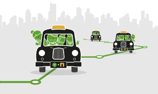 Citymapper se une a Gett para lanzar una ruta compartida de taxis en Londres