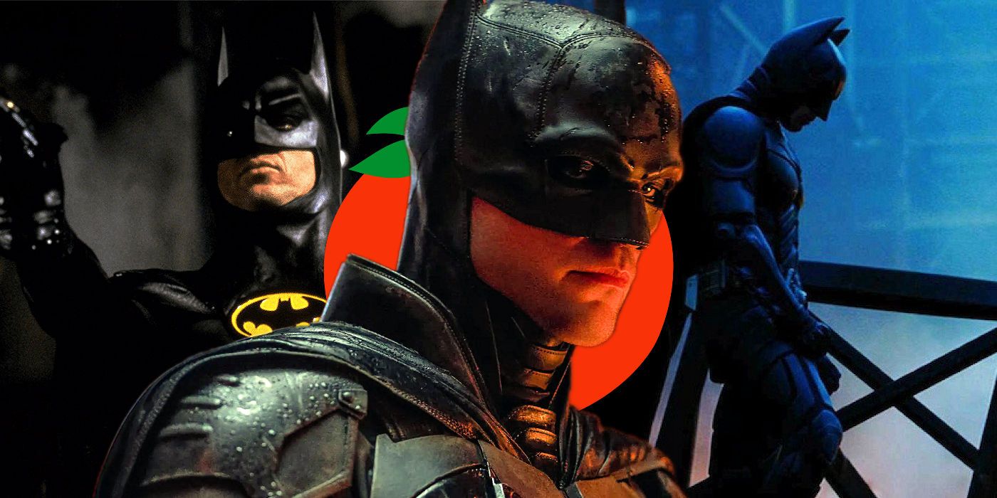 Cómo se clasifica Batman frente a otras películas de Dark Knight en Rotten Tomatoes