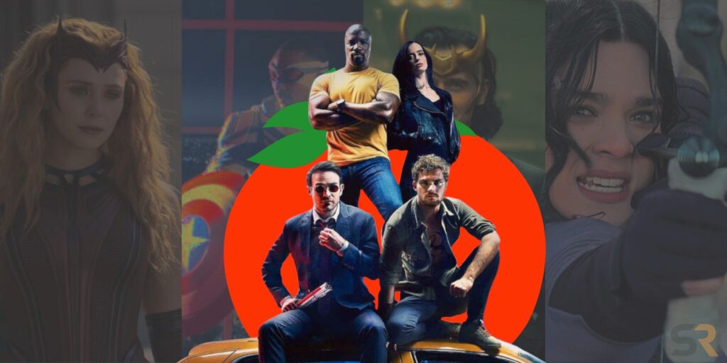 Cómo se comparan los puntajes de Rotten Tomatoes de Marvel Netflix con los programas de MCU de Disney +