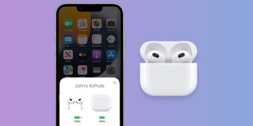 Cómo verificar el porcentaje de batería de AirPods en iPhone, iPad y Mac