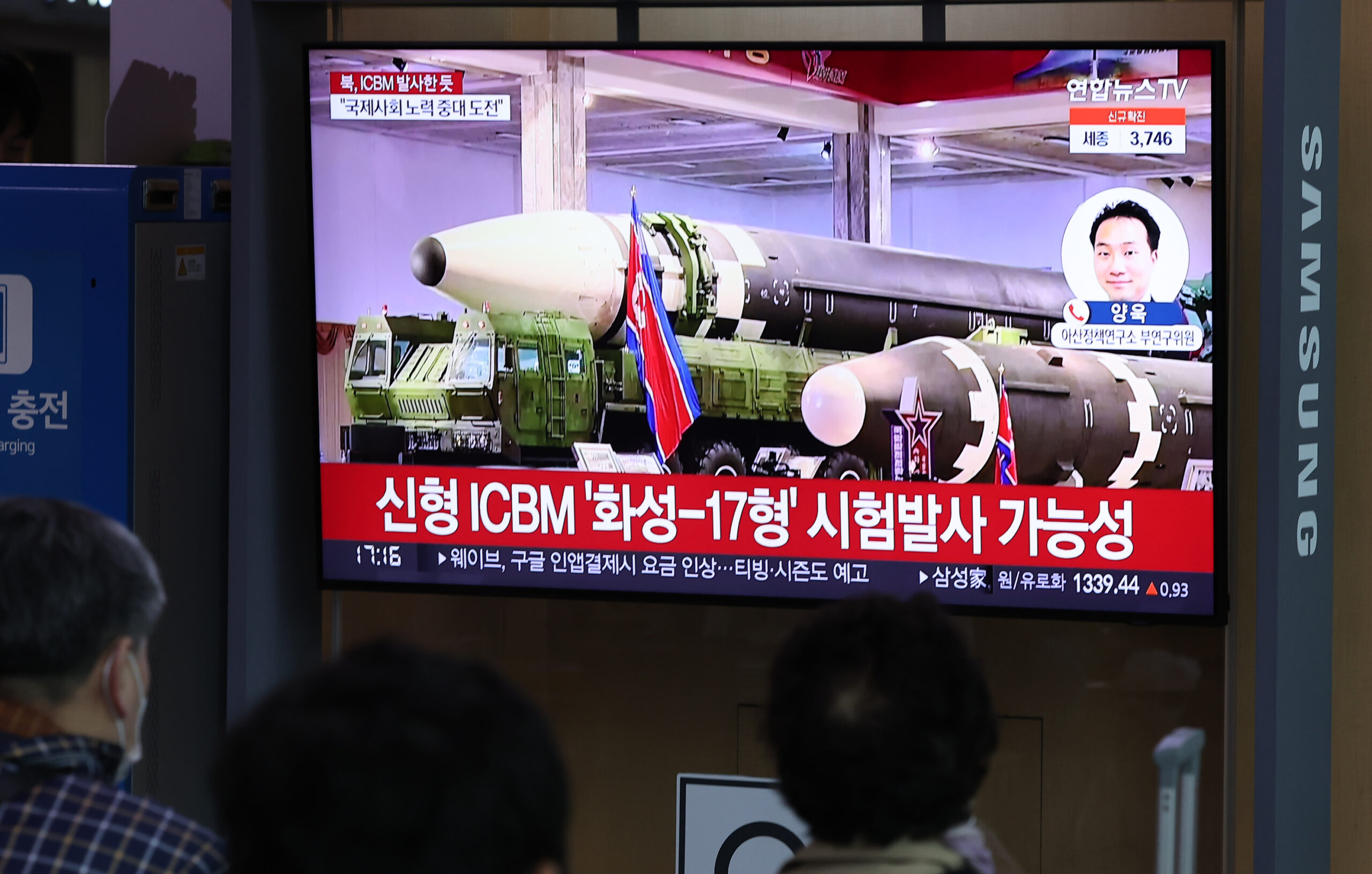 Corea del Norte dispara la tensión al lanzar su primer misil intercontinental en cinco años