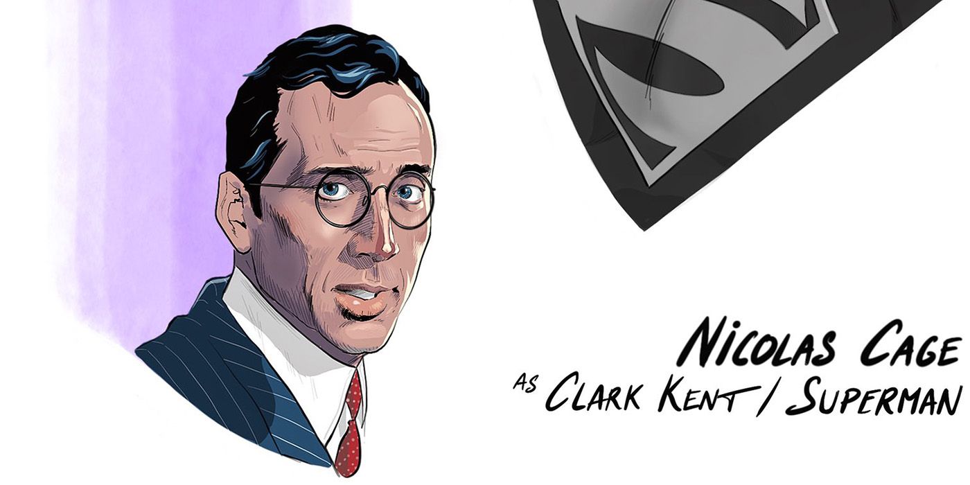 DC Art imagina al joven Nicolas Cage como Superman (y es perfecto en el papel)