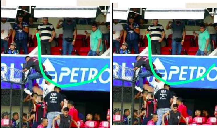 Difunden foto de Director de PID Orlando Chávez, estuvo en la campal del Estadio Corregidora, piden sancionarlo