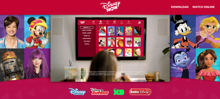 Disney lanza DisneyNow, una nueva aplicación que combina TV en vivo, on-demand, juegos y música