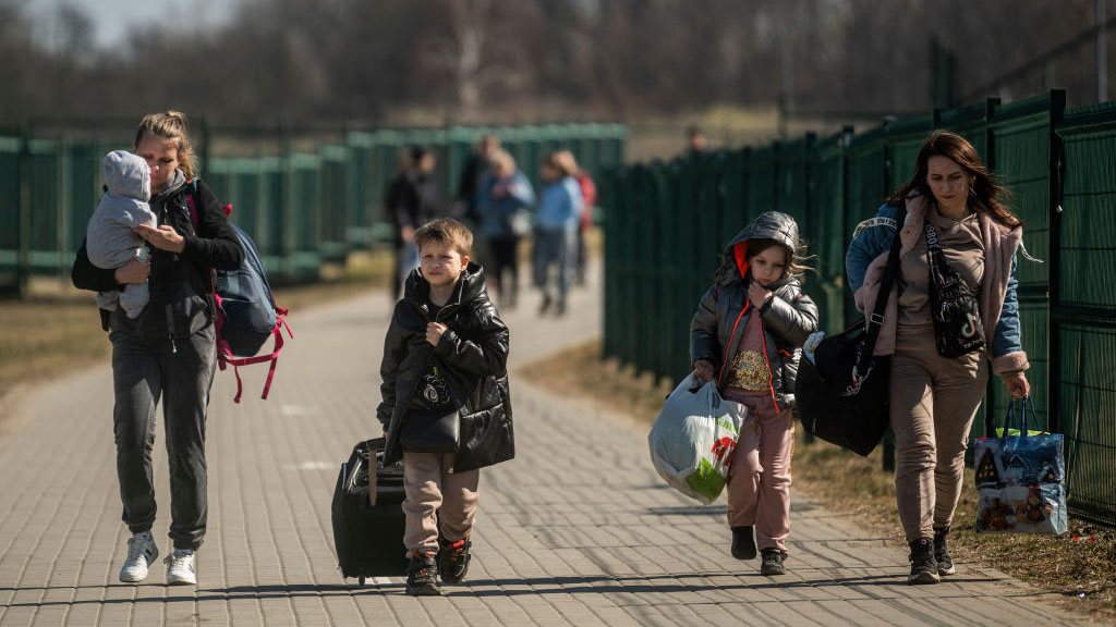 EEUU planea recibir hasta 100,000 refugiados de Ucrania