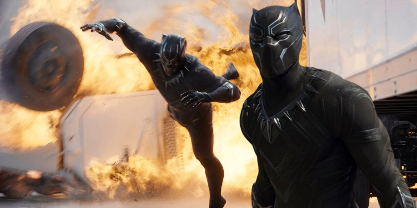 El doble de Black Panther apenas podía moverse en su traje de la Guerra Civil