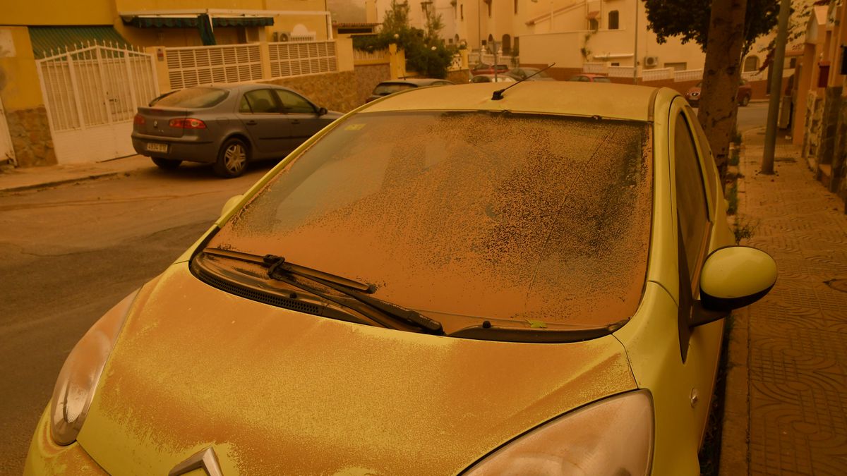 El manto de polvo sahariano de la borrasca ‘Celia’ se extiende del sureste al resto de la Península