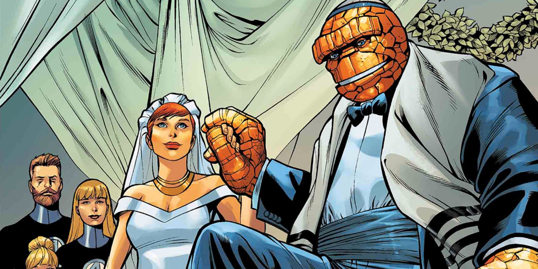 El matrimonio más extraño de los Cuatro Fantásticos literalmente salvó la vida de la cosa
