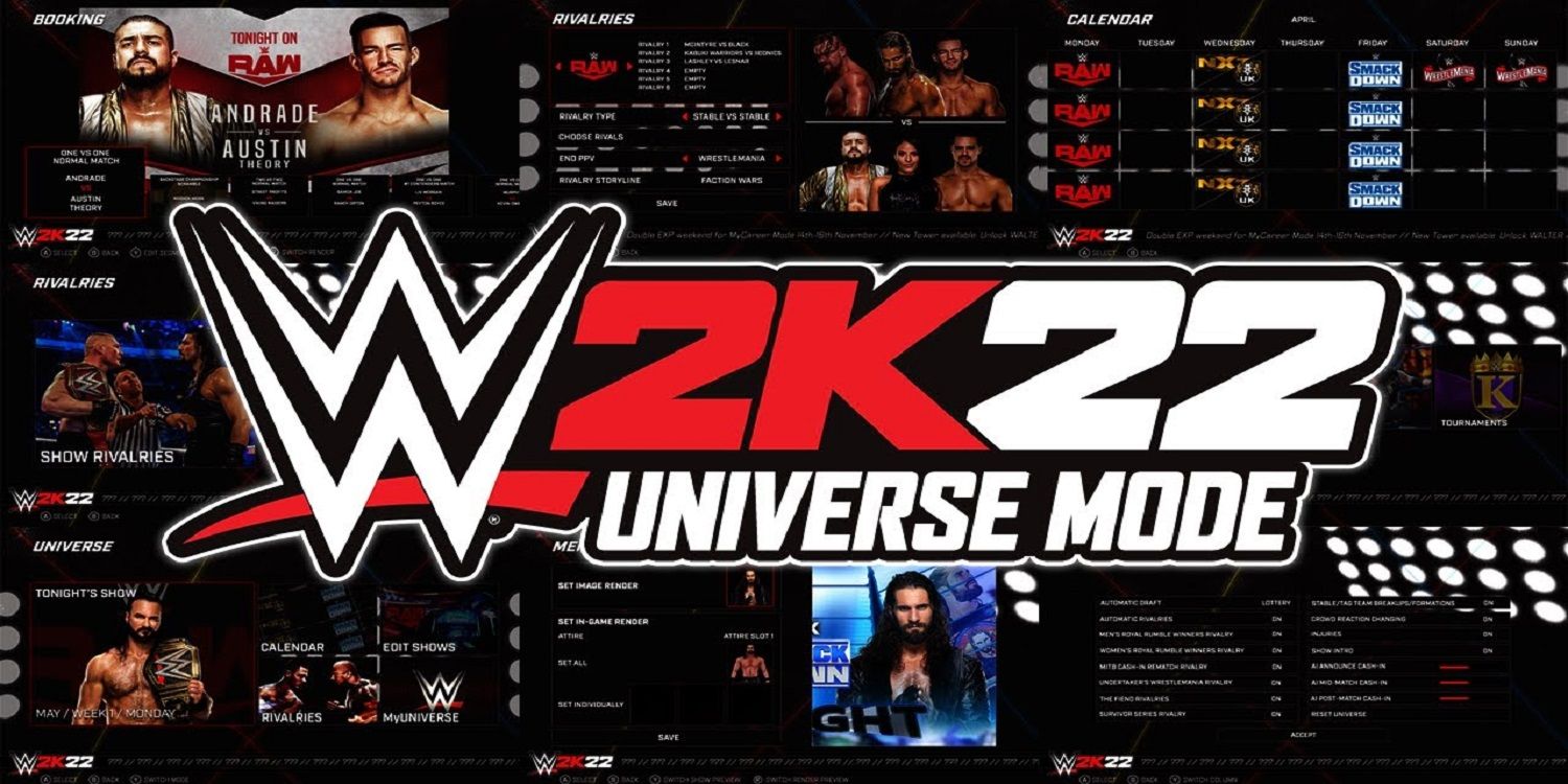 El modo Universo de WWE 2K22 es mejor que mi GM