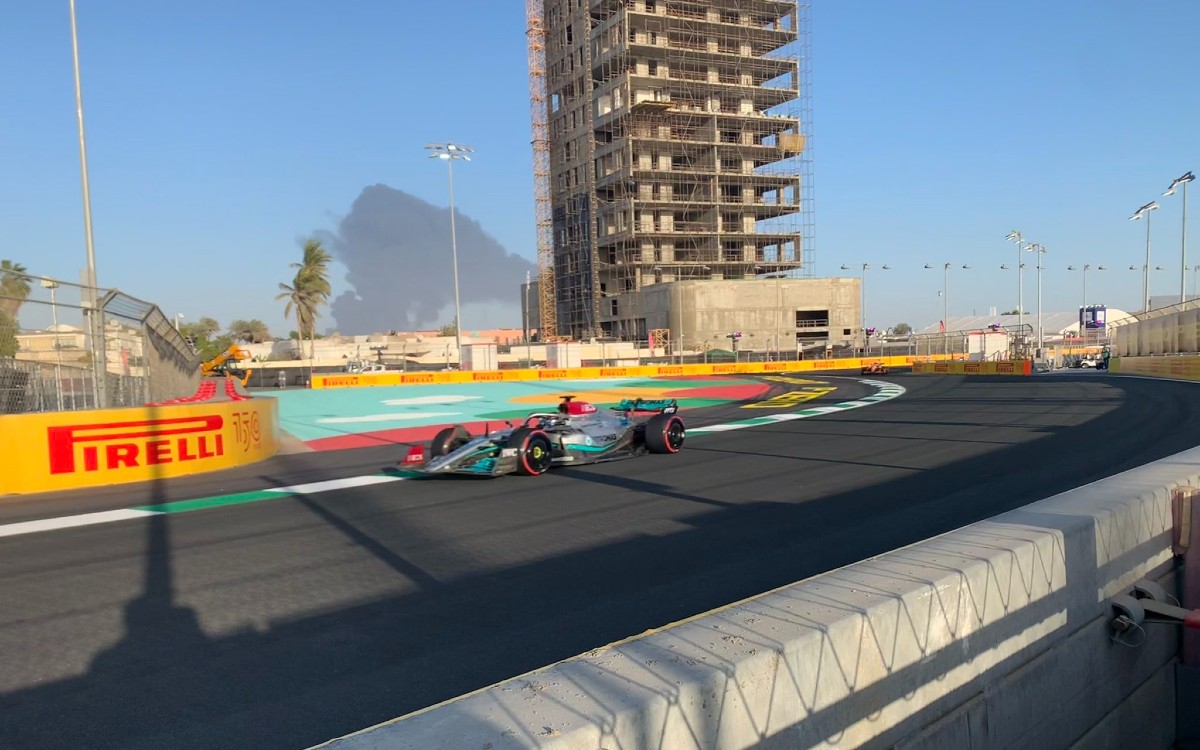F1: Atentado durante la práctica 1 del Gran Premio de Arabia Saudita | Video