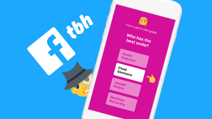 Facebook adquiere la aplicación anónima de cumplidos para adolescentes tbh, la dejará funcionar