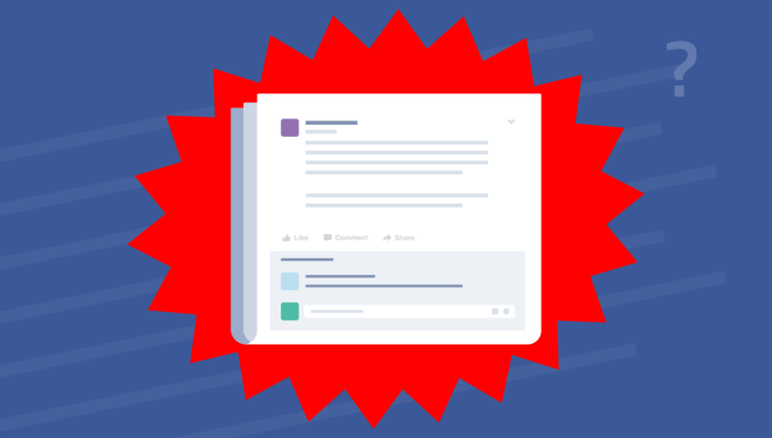 Facebook minimiza la prueba de desterrar todas las páginas a Explore Feed enterrado