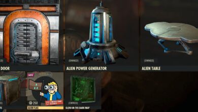 Fallout 76 elimina silenciosamente el gesto Alien Flag del lote Atomic Shop