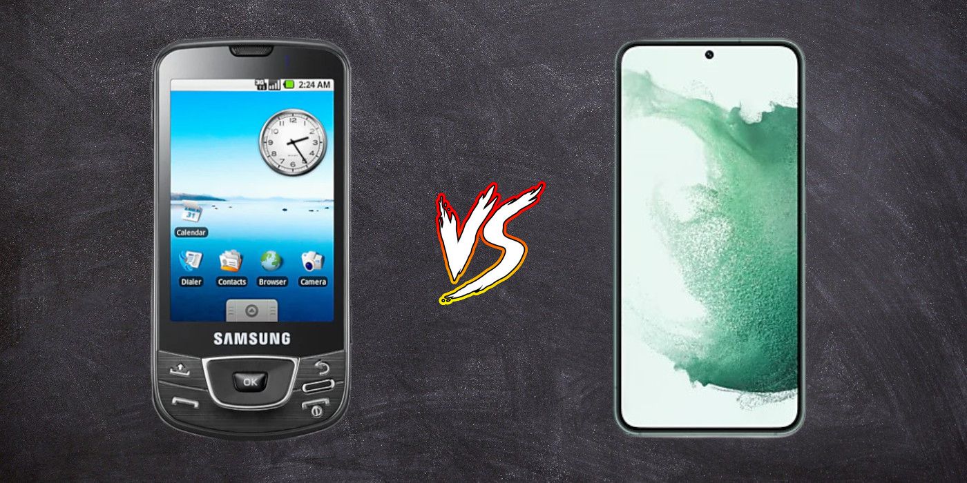 Galaxy S22 vs.  Teléfono Galaxy original: ¿Qué ha cambiado desde 2009?