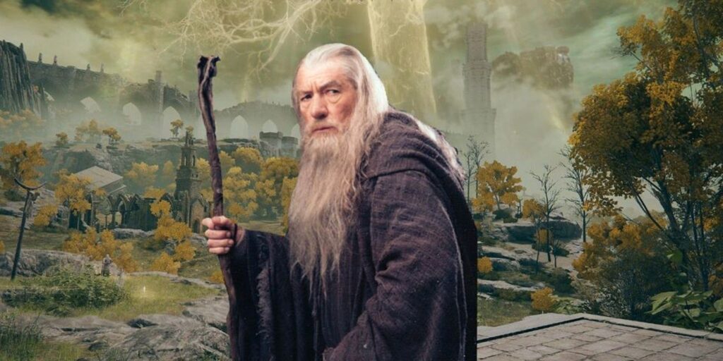 Gandalf de LOTR llega a Elden Ring gracias al creador de personajes