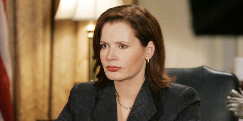 Geena Davis abandona el piloto de drama legal de CBS en medio de la filmación