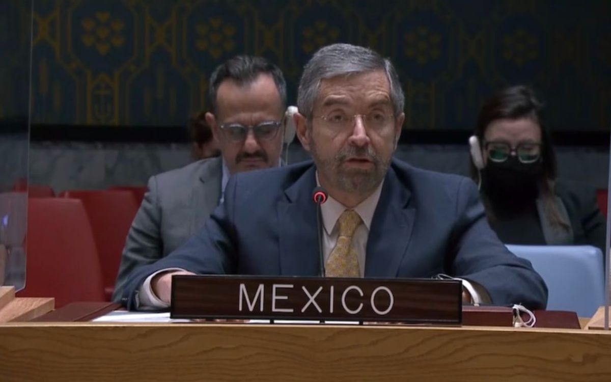 Gobierno de México pide ante ONU proteger a población civil en Ucrania