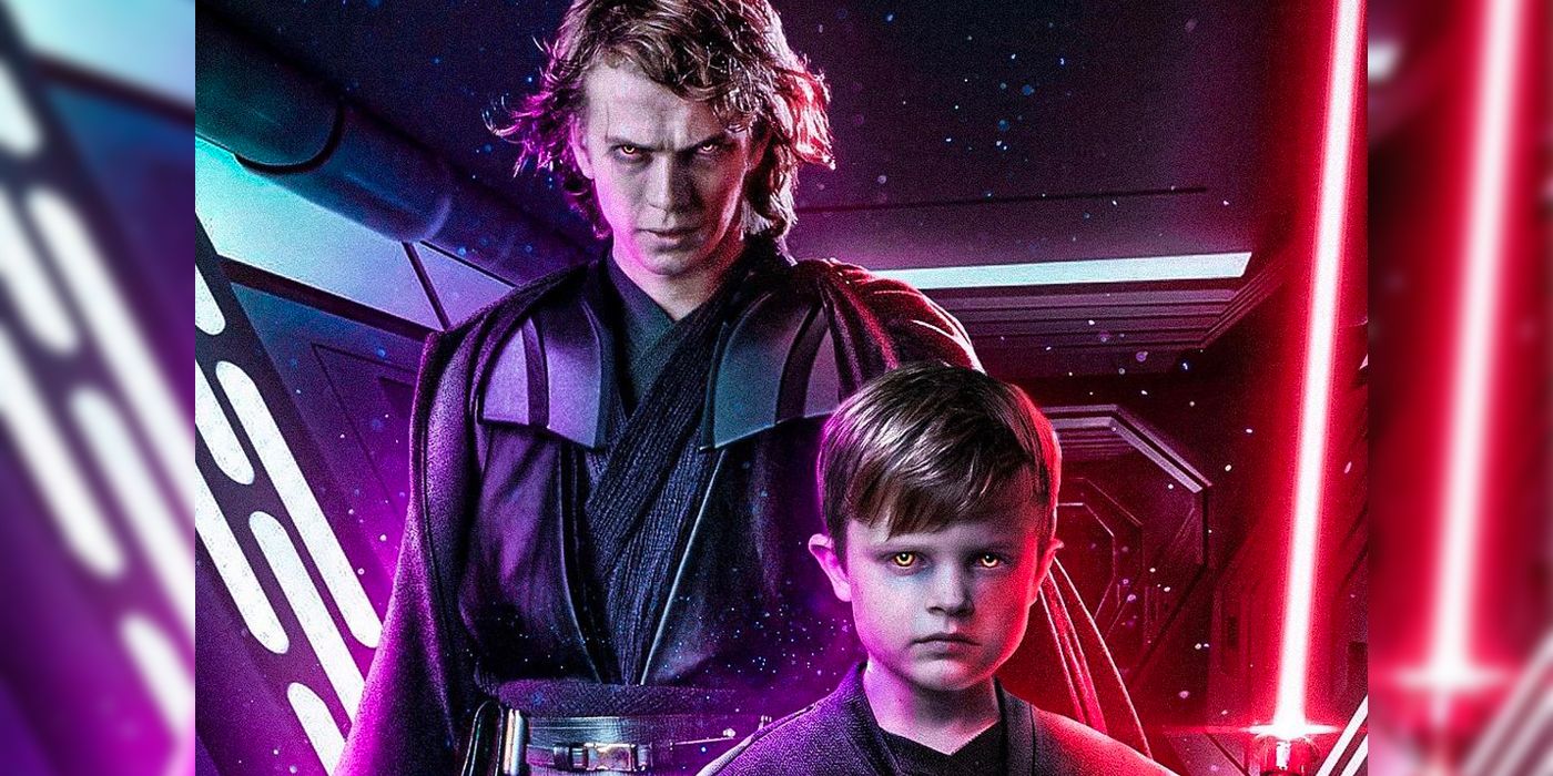 Guerra de las Galaxias ¿Y si?  Art imagina a Darth Vader entrenando a Luke como un Sith