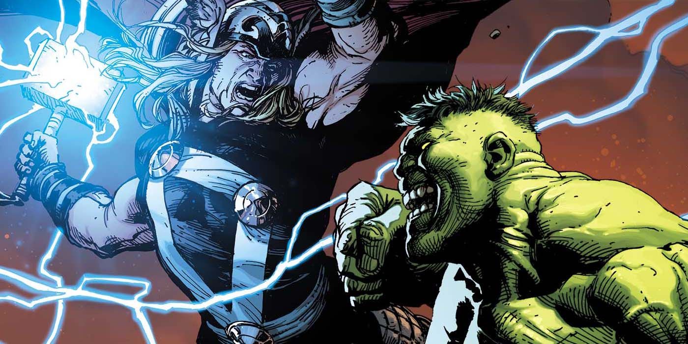 Hulk usa Mjolnir en Ultimate Thor Battle para determinar quién es más fuerte