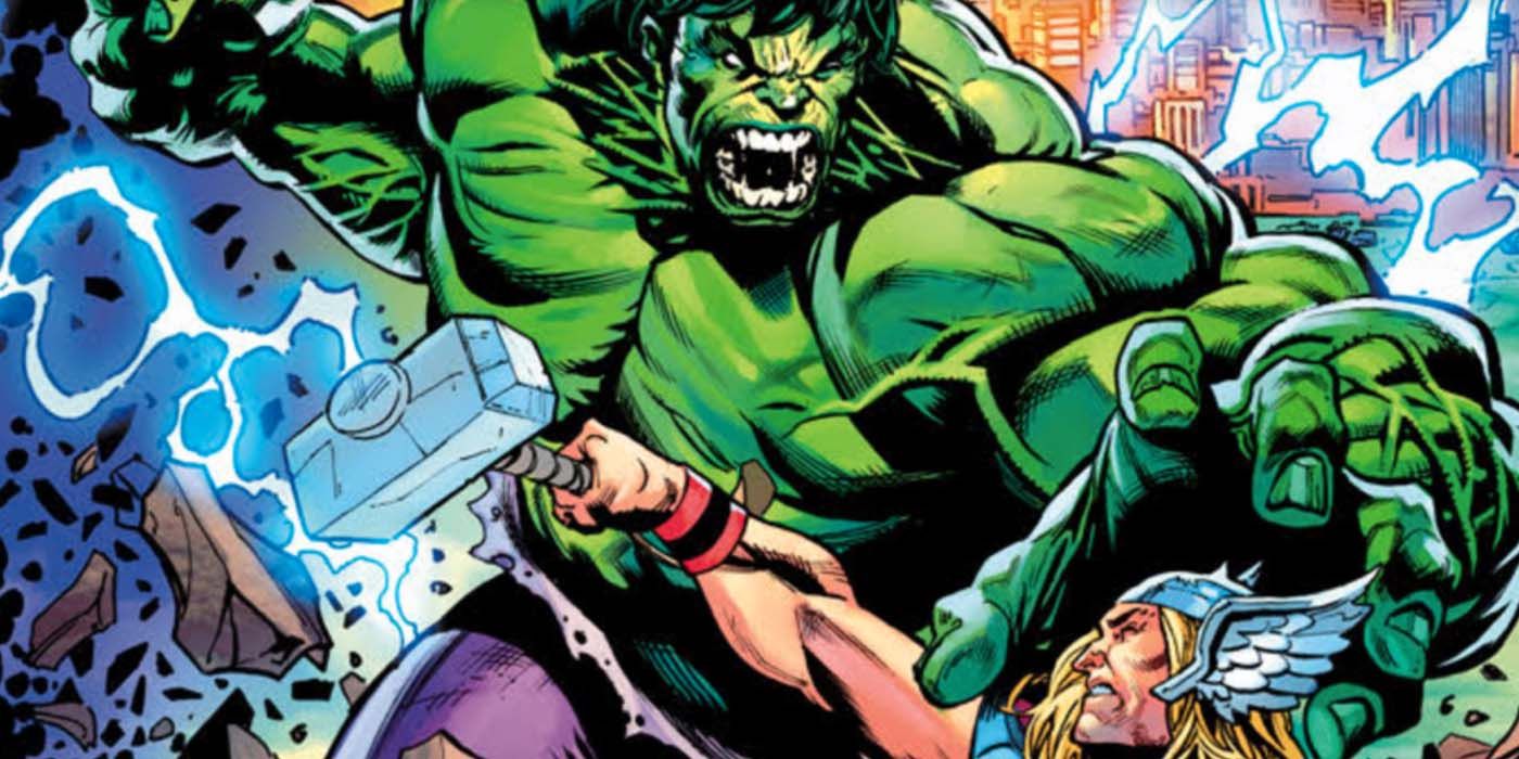 Hulk vs Thor desata a los vengadores más fuertes de Marvel en arte nuevo