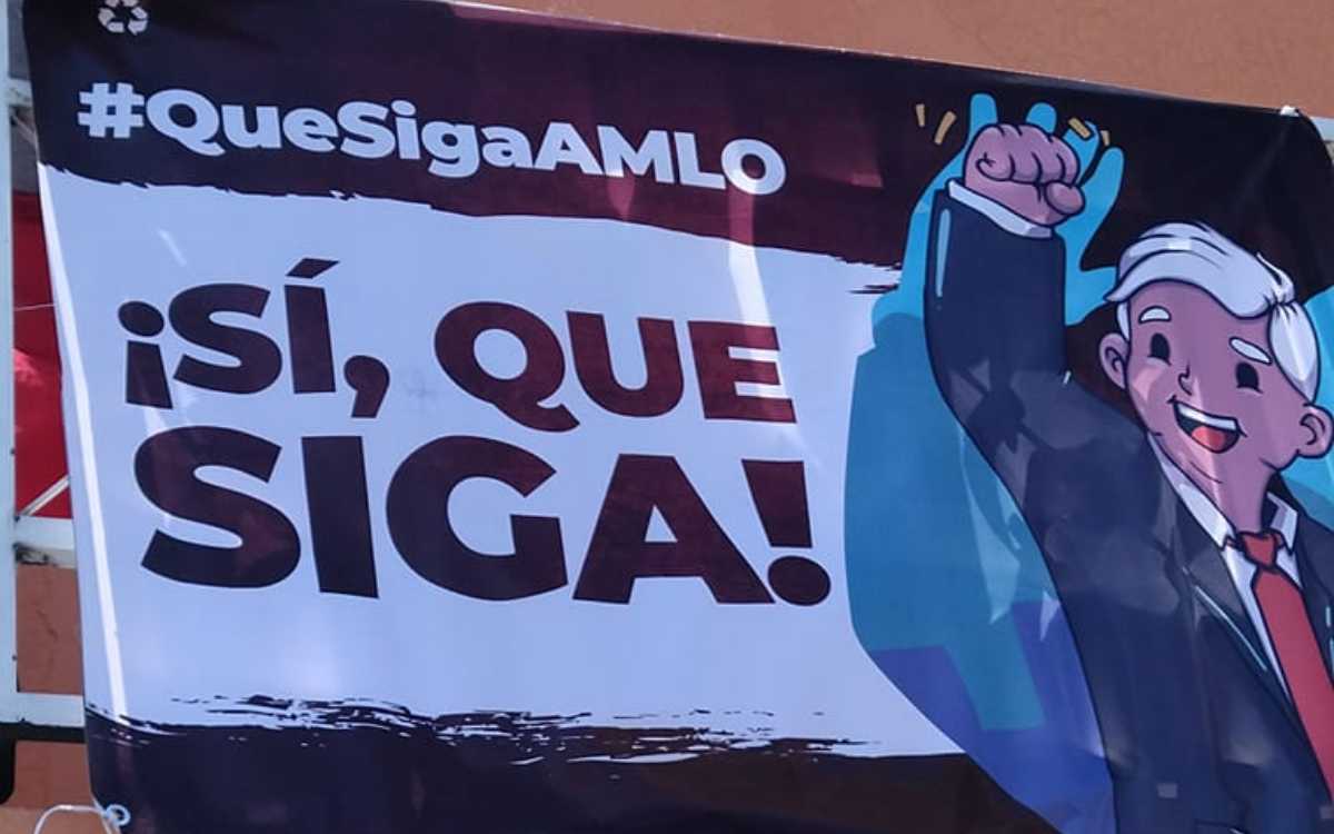INE ordena a gobierno de CDMX retirar pintas de la campaña #QueSigaAMLO