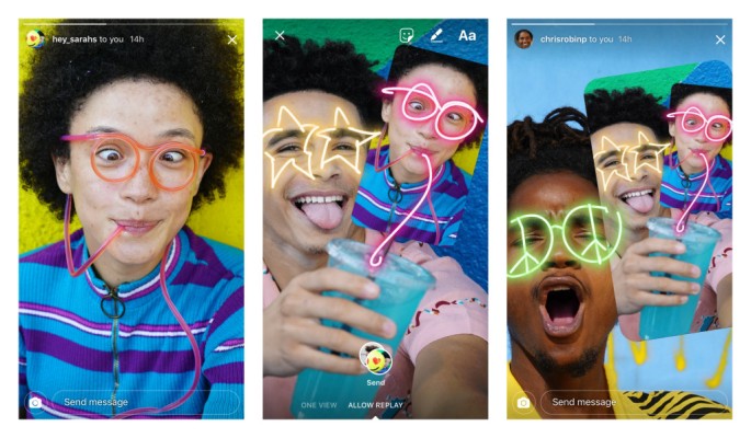 Instagram ahora permite repeticiones opcionales de mensajes de fotos y videos