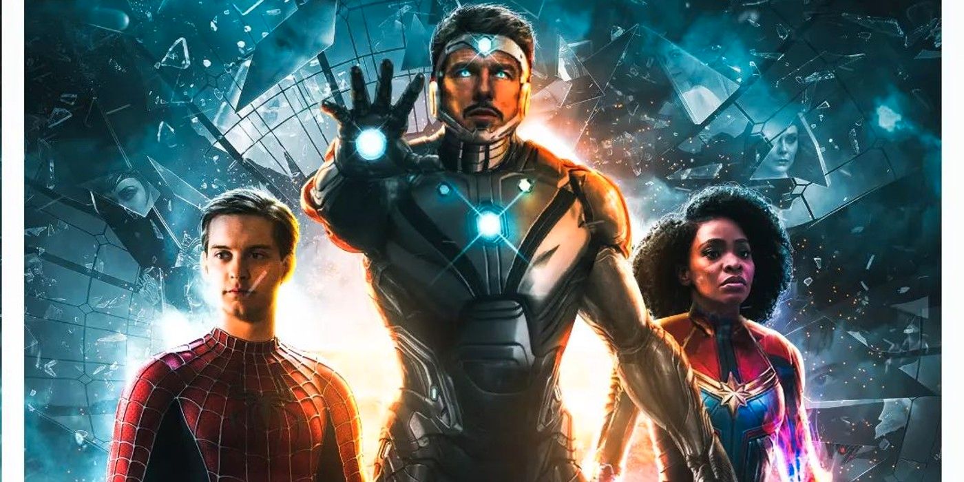 Iron Man de Cruise y Spider-Man de Maguire se unen en Doctor Strange 2 Fan Poster