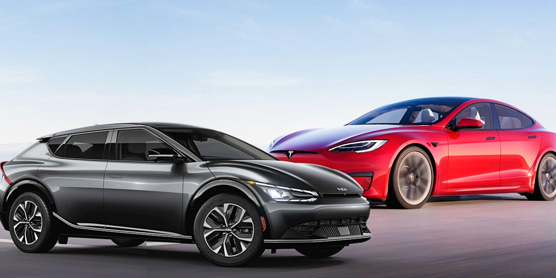 Kia EV6 2022 vs.  Tesla Model S: ¿Cómo se comparan los dos autos eléctricos?
