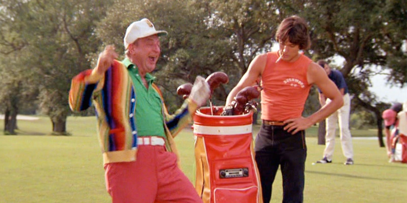 La bolsa de golf para lanzar palos de Caddyshack recreada en la vida real