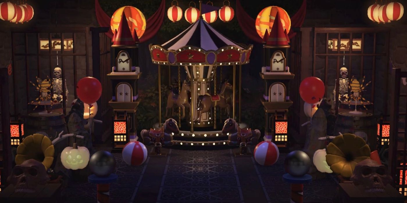 La espeluznante construcción de carnaval de ACNH Fan se parece a American Horror Story