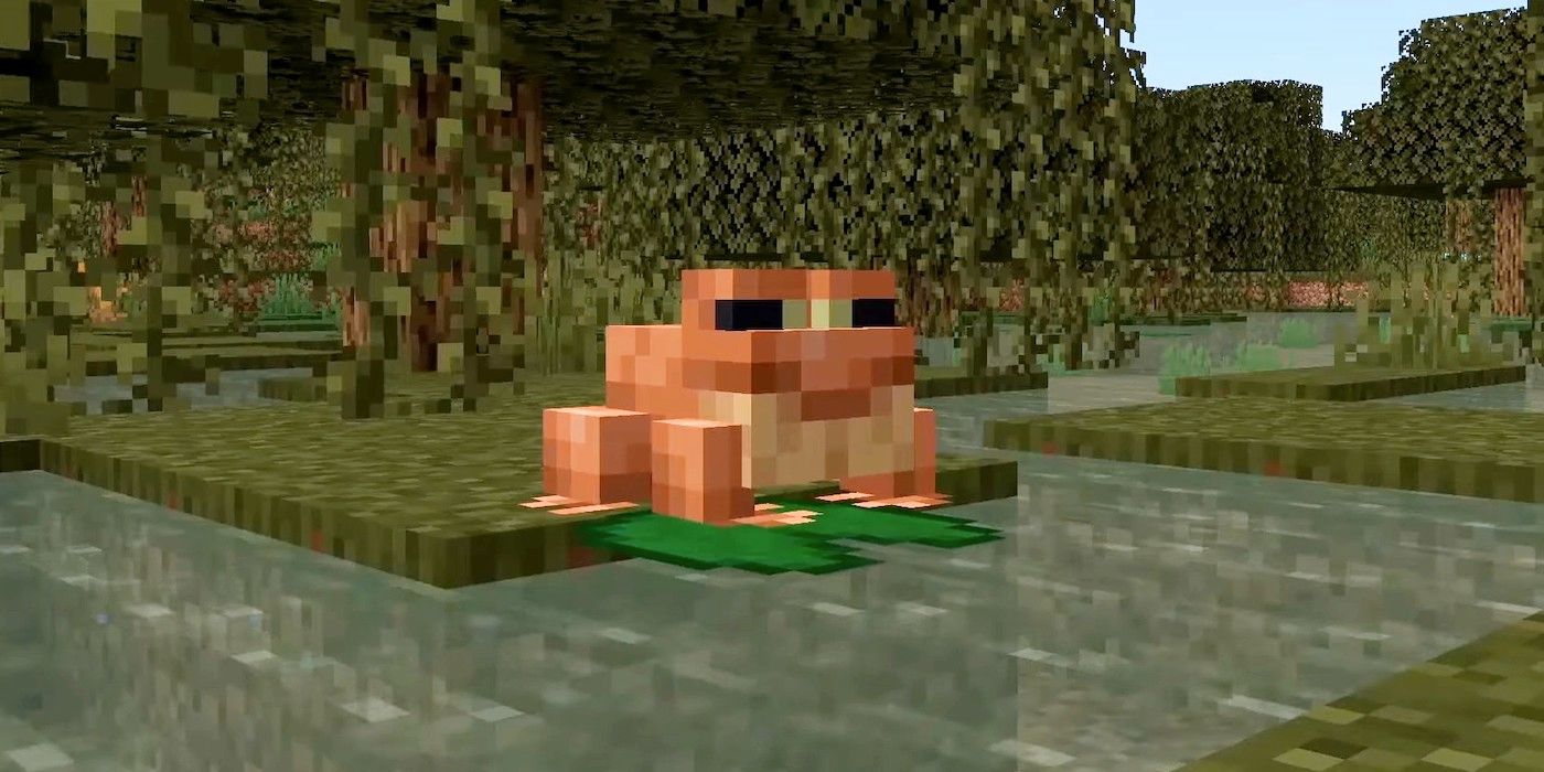 La instantánea de Minecraft permite a los jugadores explorar la oscuridad profunda y conocer ranas