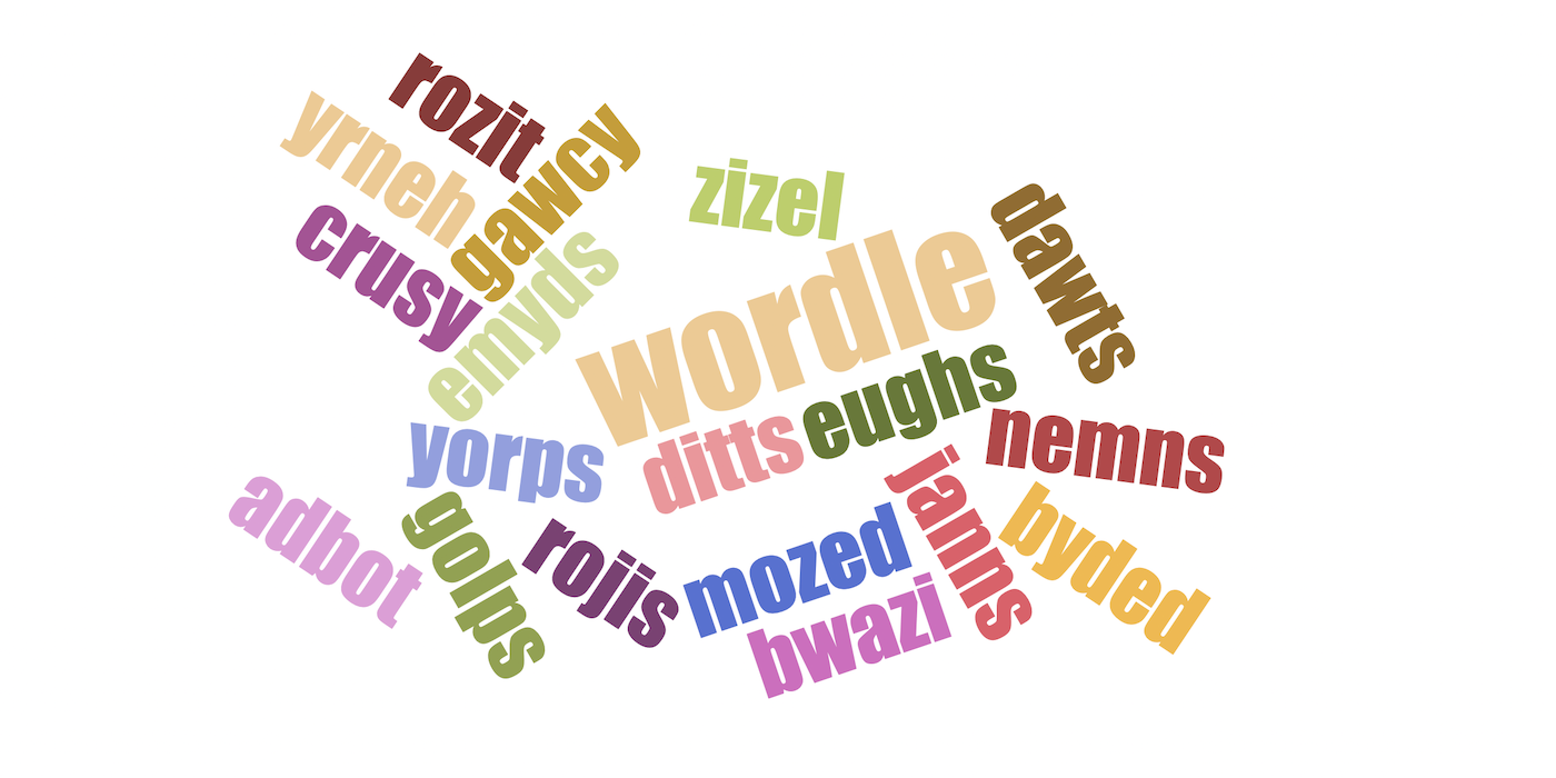 La lista de palabras prototipo de Wordle contiene palabras extremadamente oscuras