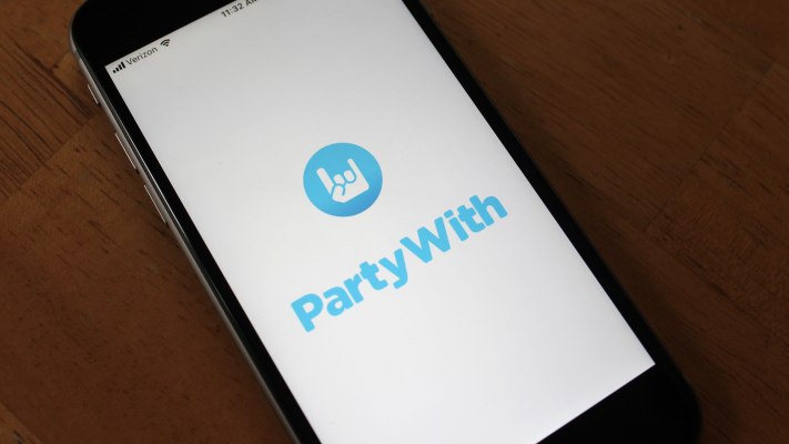 La nueva aplicación de PartyWith es en parte un buscador de eventos, en parte un buscador de amigos