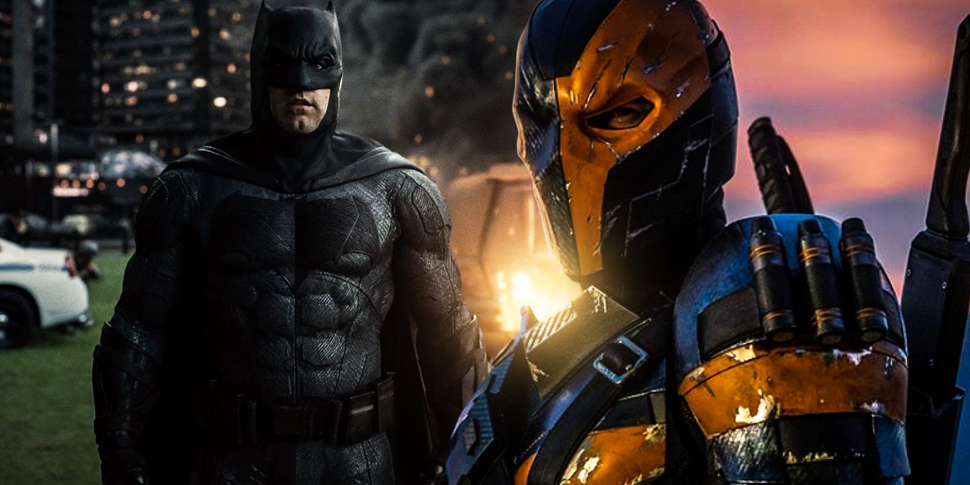 La película Solo Batman de Ben Affleck obtiene un póster épico para fanáticos con Deathstroke