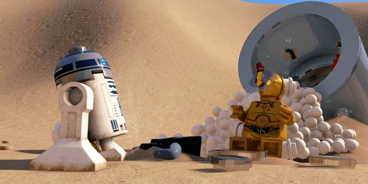 La saga Skywalker de LEGO se siente como una película de LEGO Star Wars