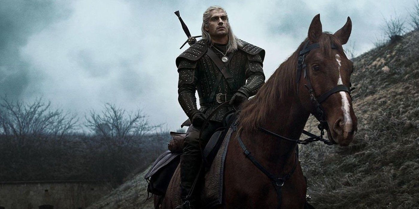 Las imágenes de entrenamiento de la temporada 3 de Witcher reúnen a Henry Cavill con Roach Horse