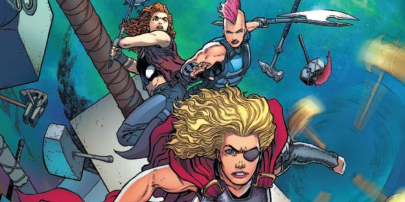 Las nietas de Thor salvan el multiverso con un arsenal de martillos