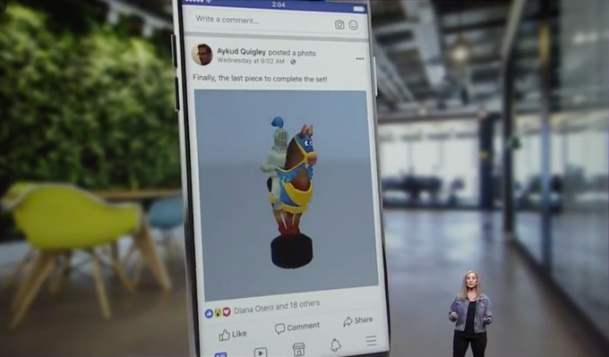 Las 'publicaciones 3D' de Facebook te permiten jugar con objetos de realidad virtual en News Feed