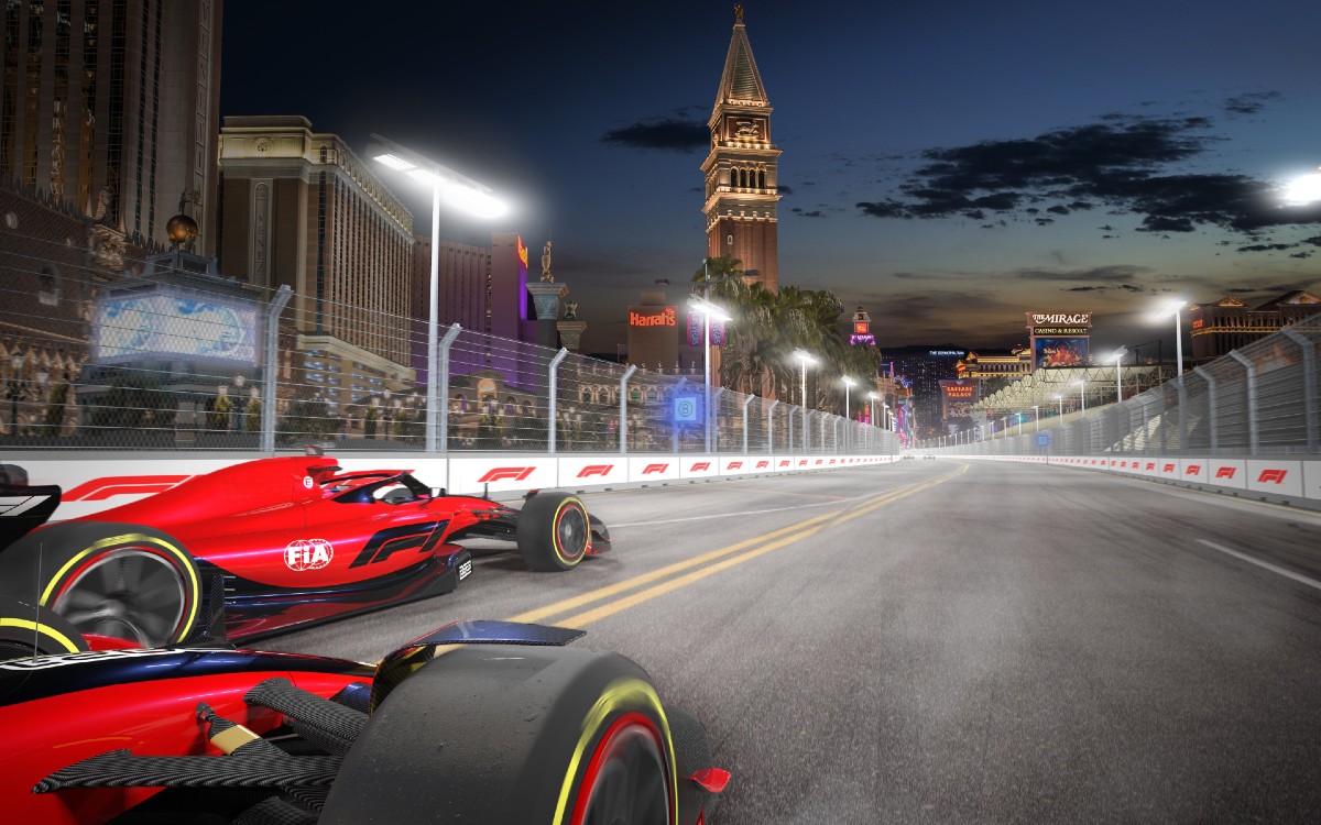 Llega a Las Vegas el espectáculo de la F1: ¡circuito nocturno y en sábado!