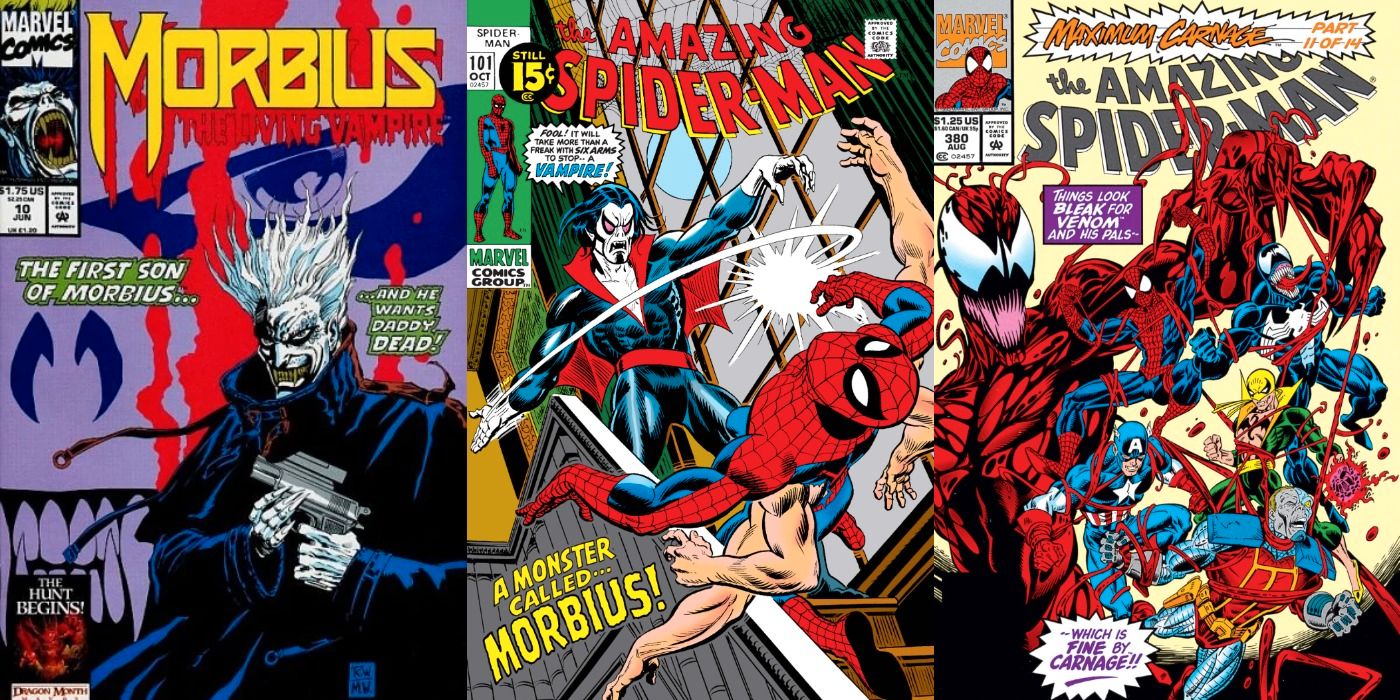 Los 10 mejores números de cómics de Morbius para leer antes de la película